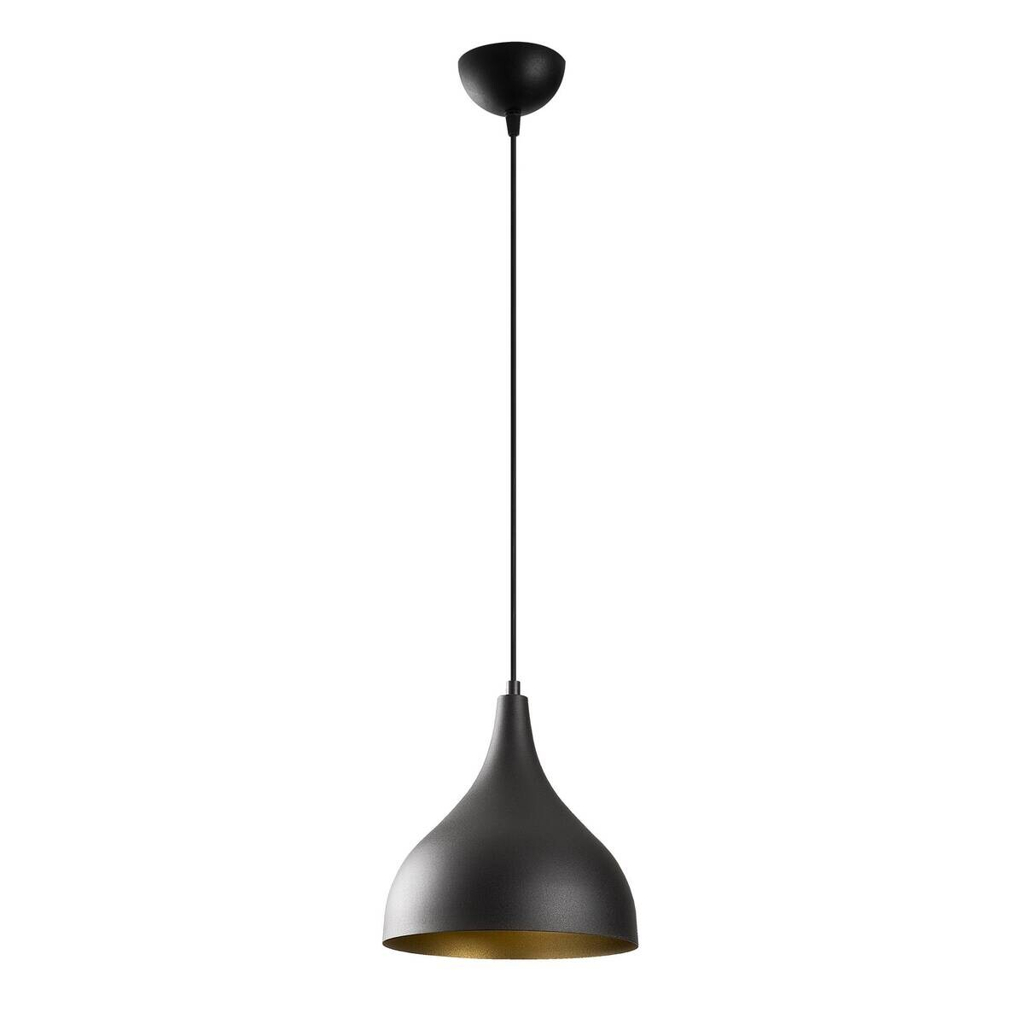 Opviq Pendelleuchte Saglam-3760 schwarz gold B/H/T/L/D: ca. 26x126x26x26x26 cm E27 1 Brennstellen