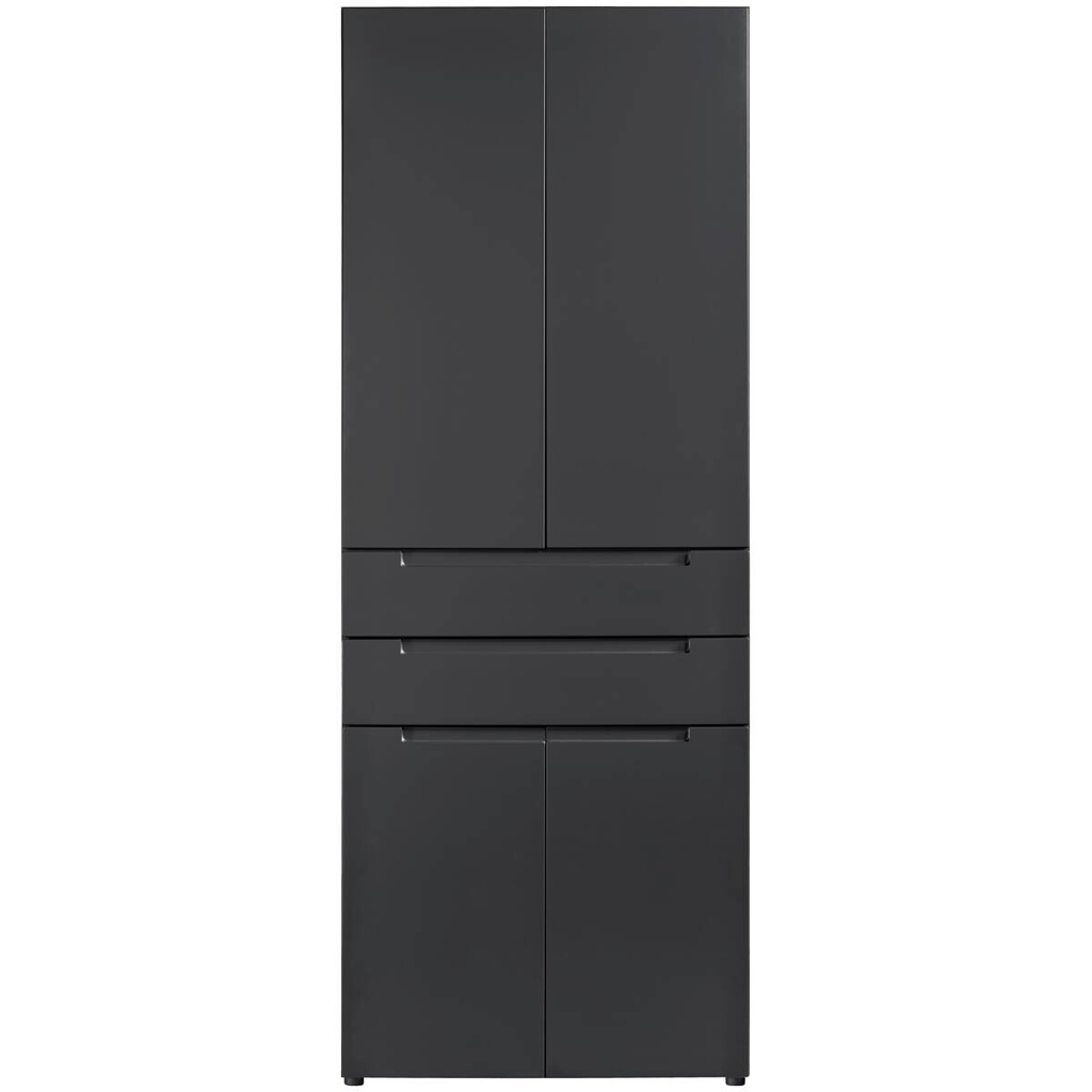 Mehrzweckschrank Mailand 63 anthrazit B/H/T: ca. 80x218x35 cm