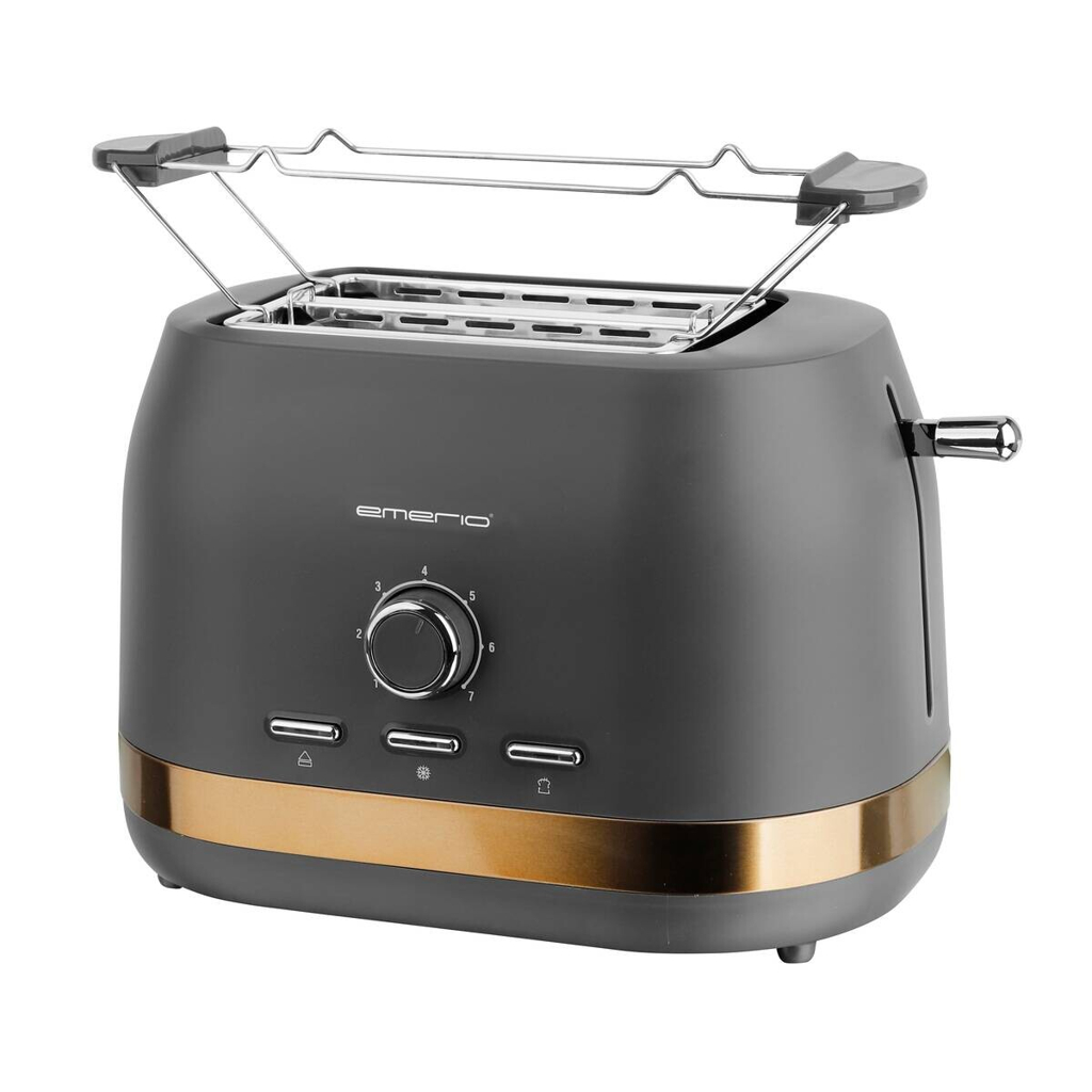 Emerio Toastautomat TO-130981.1 grau Kunststoff Metall B/H/L: ca. 21x21x33 cm