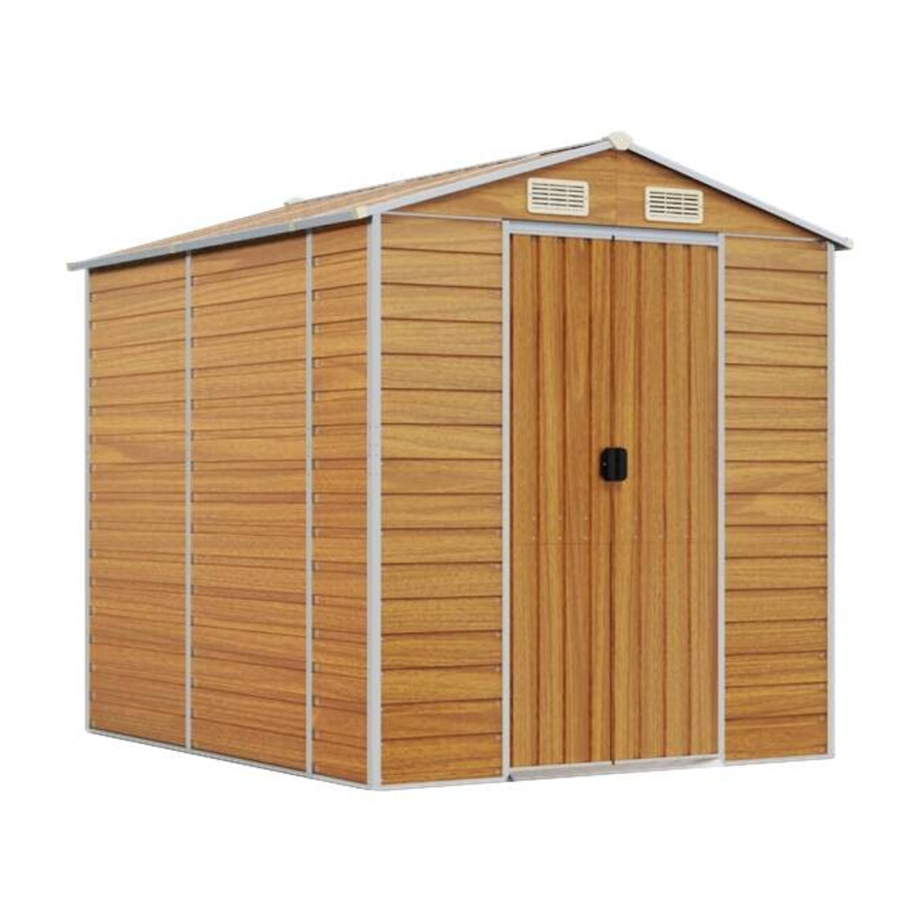 vidaXL Gartenhaus braun B/H/T: ca. 191x198x215 cm
