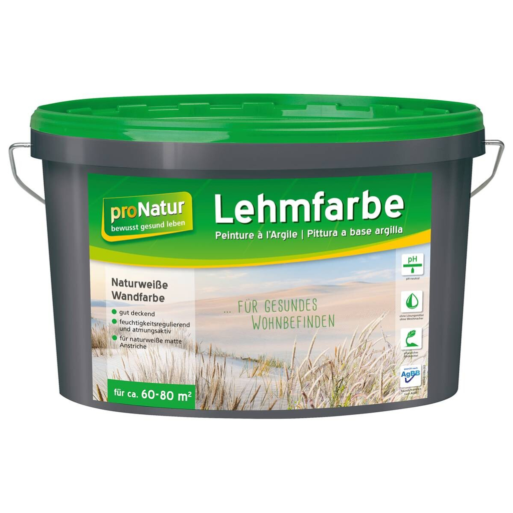 ProNatur Lehmfarbe weiß ca. 10 l