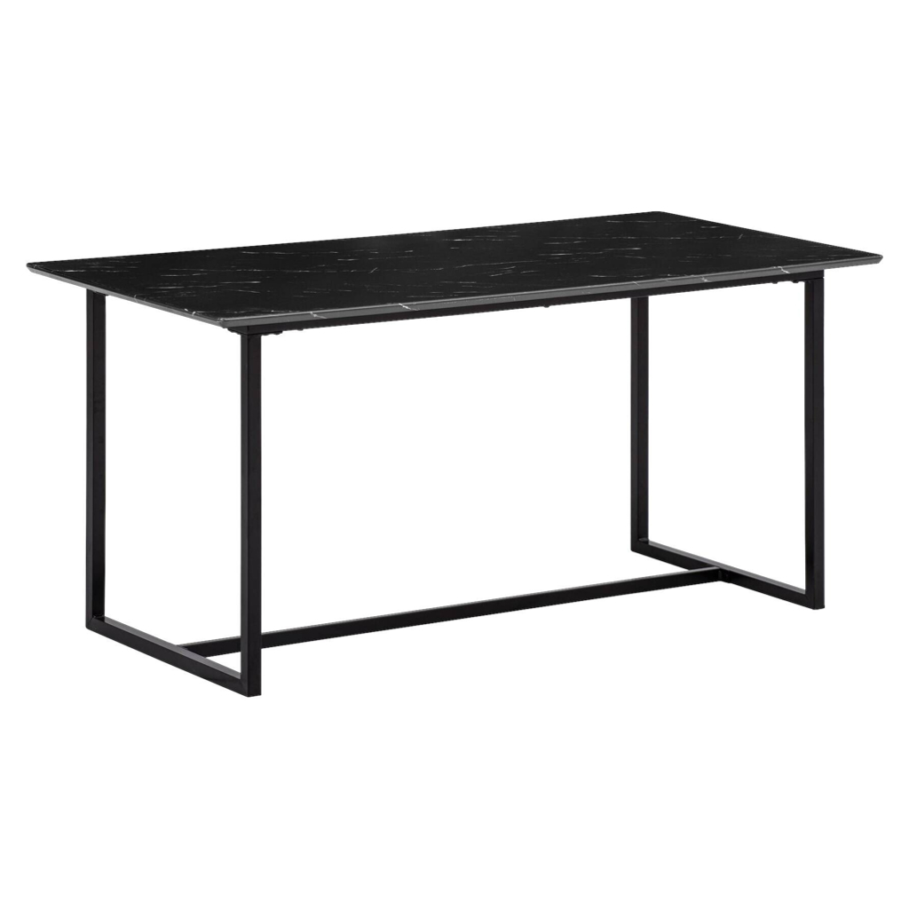 Esstisch schwarz Marmoroptik Optik B/H/T: ca. 200x76x90 cm