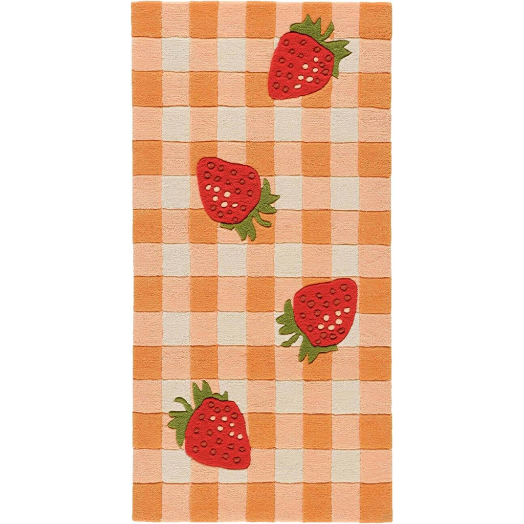 Arte Espina Kurzflorteppich Joy 996 rot B/L: ca. 70x140 cm