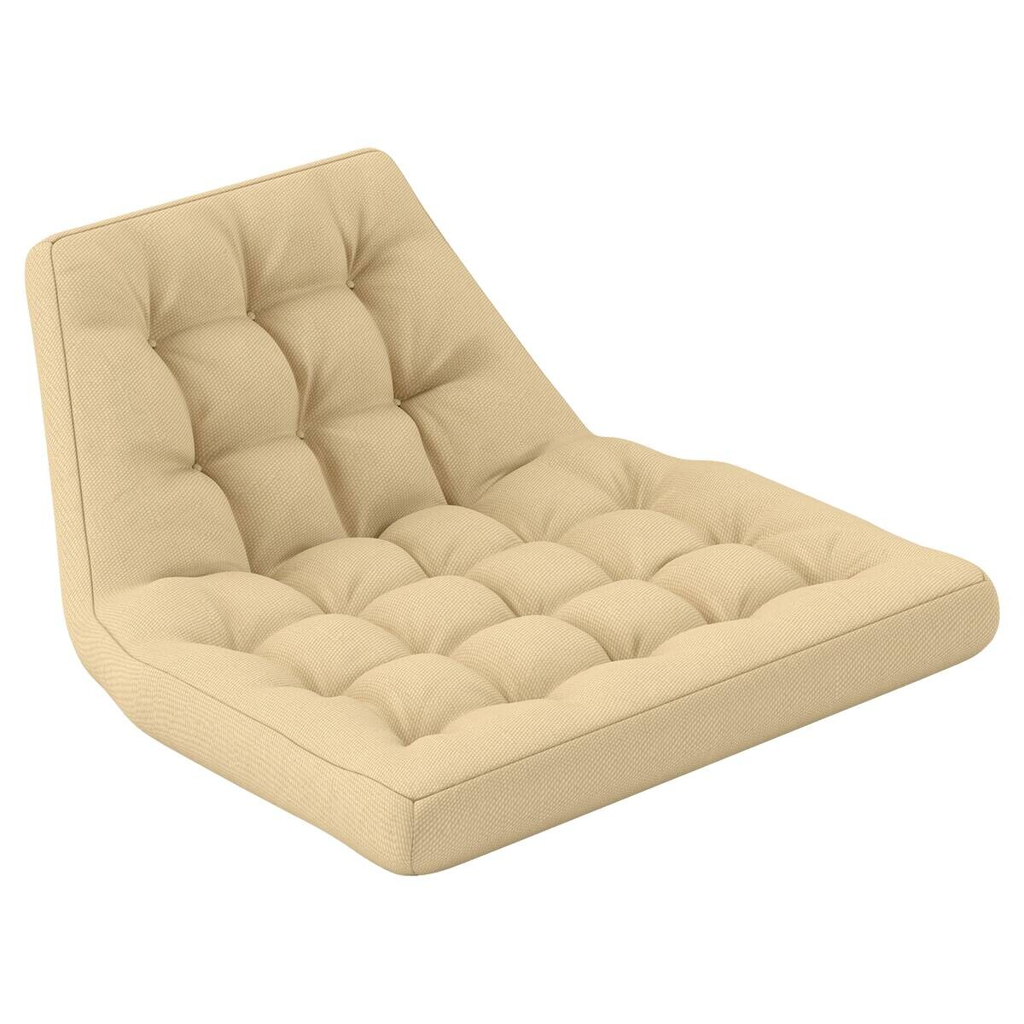 Outsunny Sitzkissen beige Schaumstoff B/H/L: ca. 100x8x120 cm