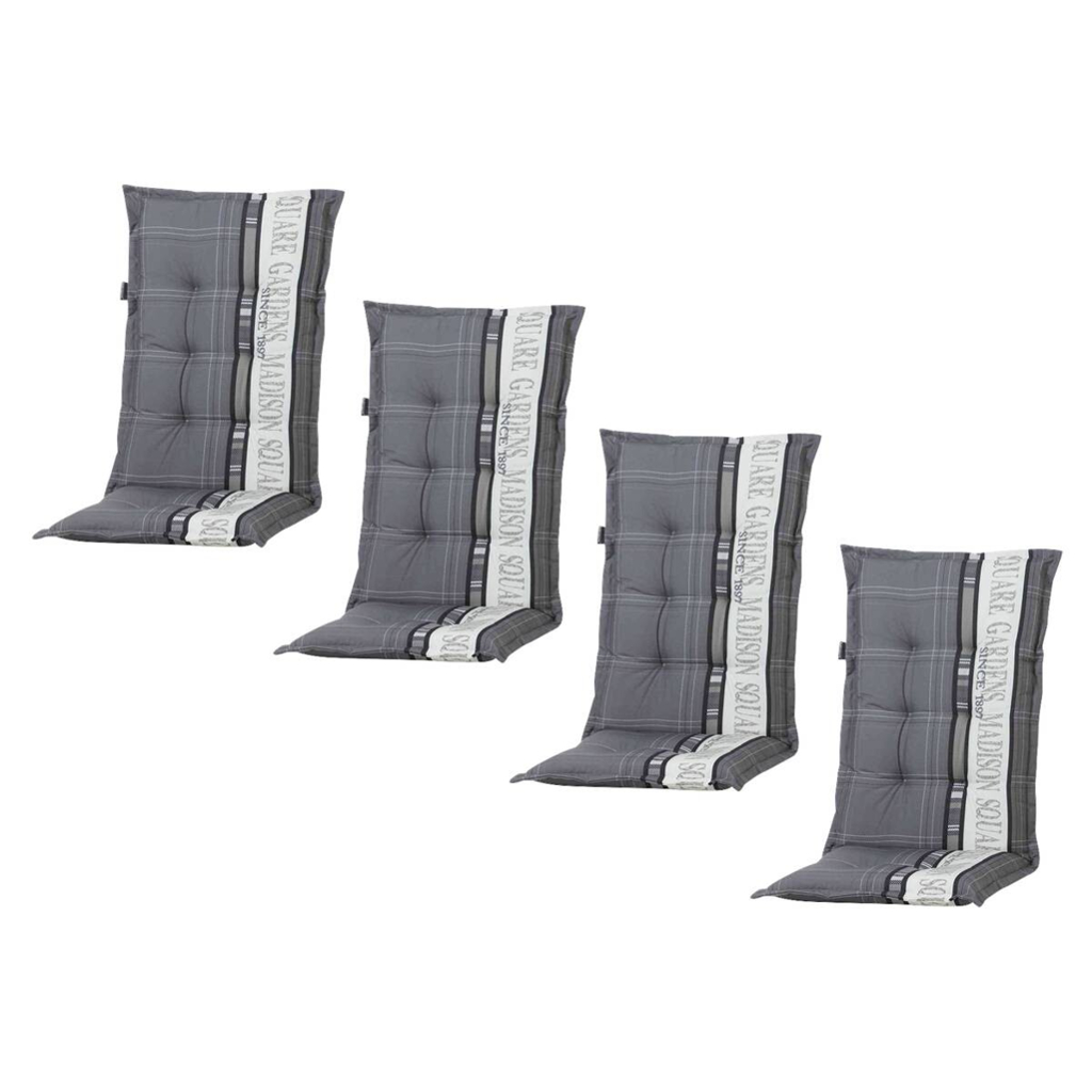 Madison Auflage Garden grau Polyester B/H/L: ca. 123x8x50 cm
