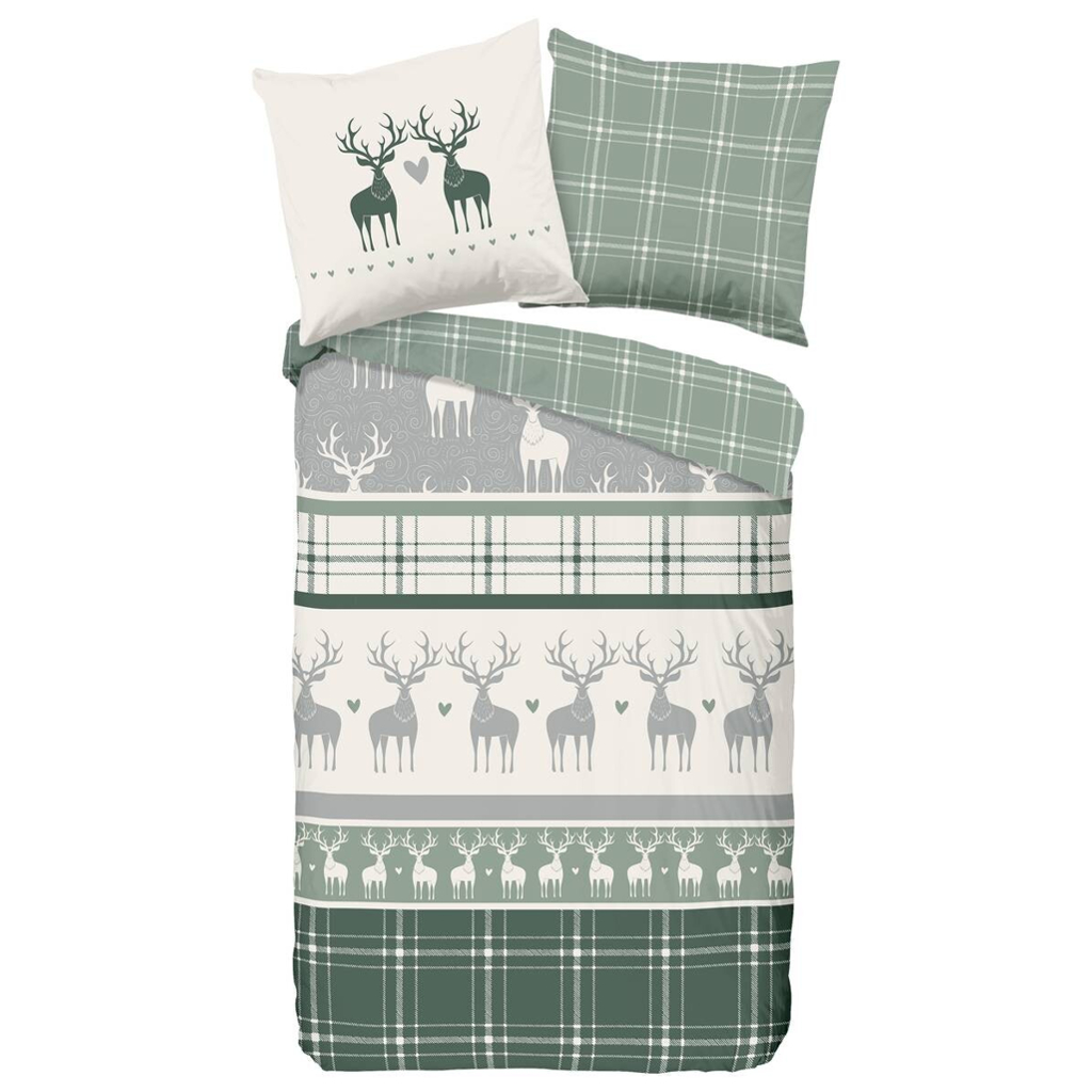 Baumwoll Bettwäsche Bjirk Flanell