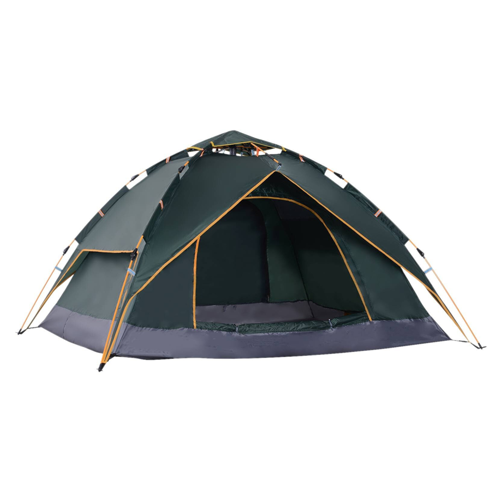 Outsunny Quick-Up-Zelt dunkelgrün Polyester-Mischgewebe B/H/L: ca. 210x140x210 cm