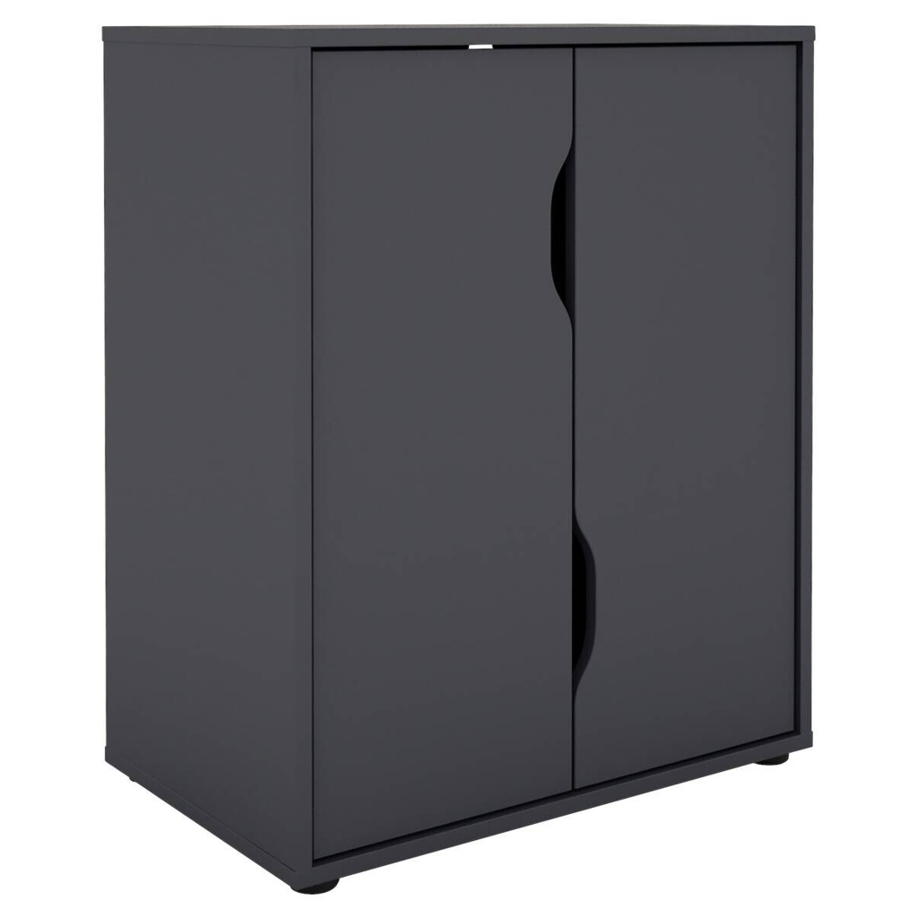 Aktenschrank BELFAST anthrazit B/H/T: ca. 60x76,5x37 cm