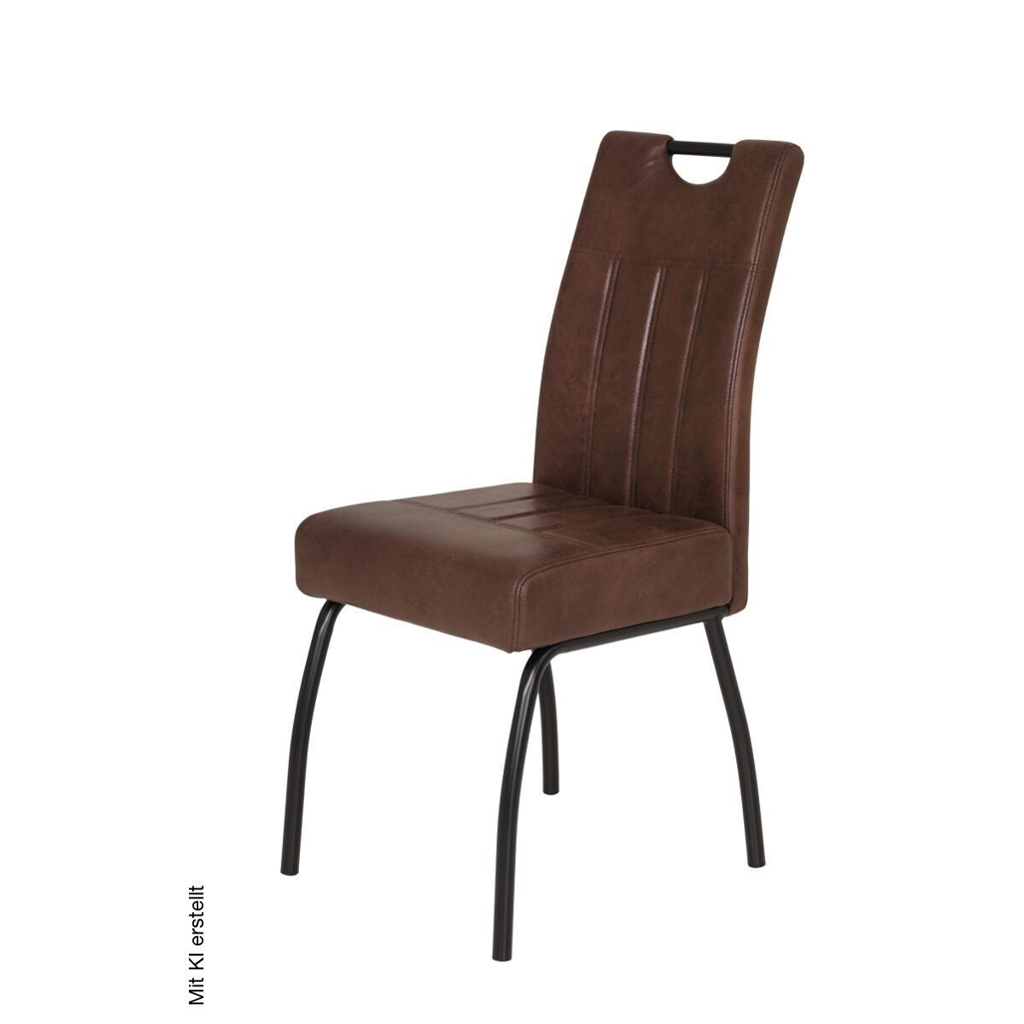 Stuhl Beate braun Vintage B/H/T: ca. 43x99x60 cm
