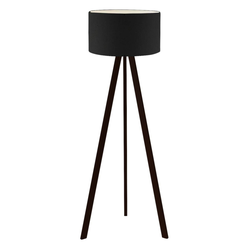 Opviq Stehlampe AYD-2653 schwarz MDF B/H/T/L/D: ca. 21x140x21x21x21 cm E27 1 Brennstellen