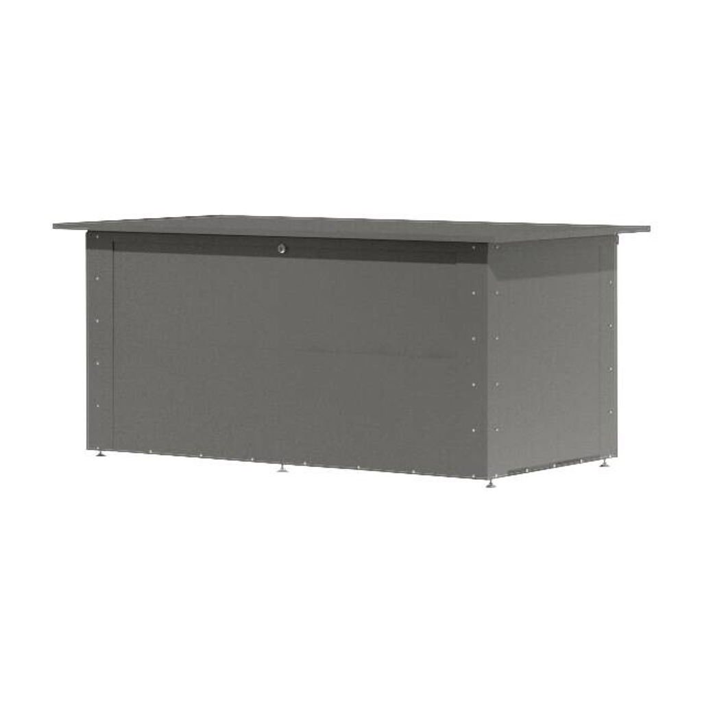 Karibu Metallbox Kailua 2 grau Metall B/H/T: ca. 160x71x79 cm