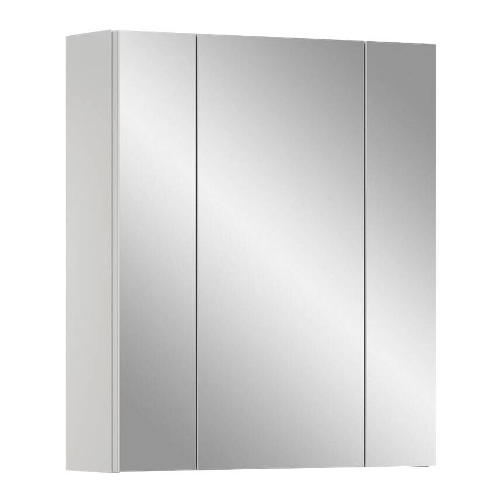 Spiegelschrank Ice weiß weiß Hochglanz B/H/T: ca. 60x55x46 cm