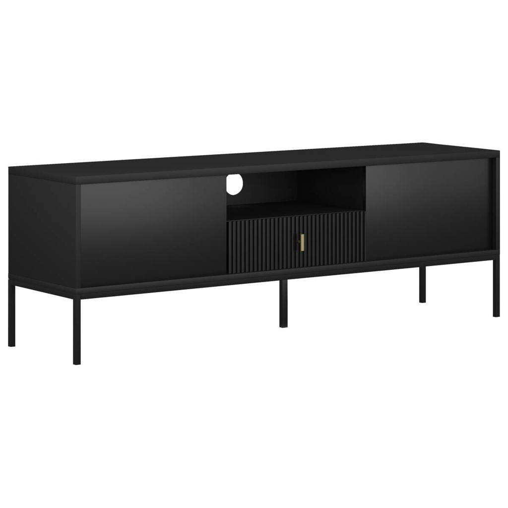 TV-Lowboard MAGIORRE schwarz B/H/T: ca. 154,5x52,5x39 cm