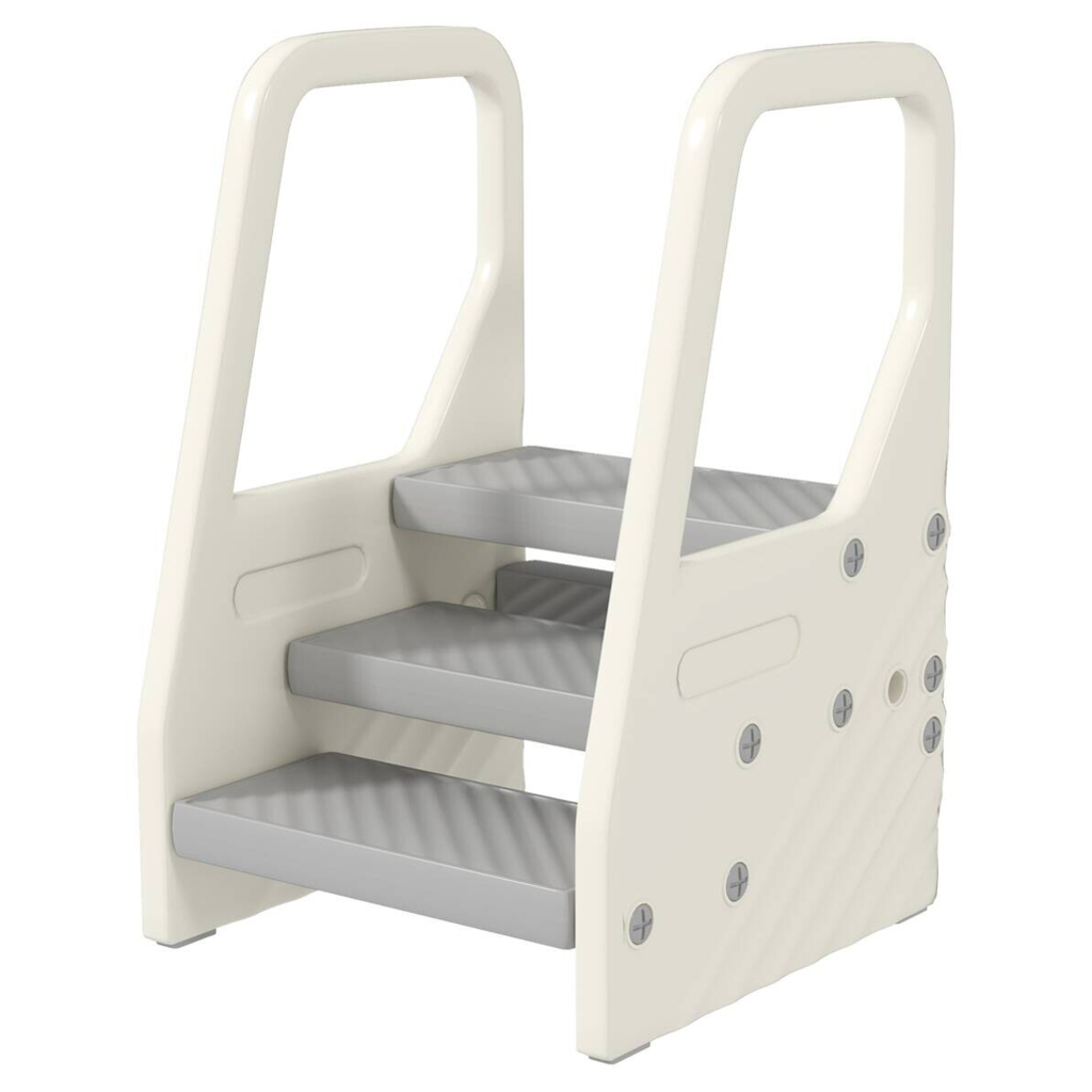 AIYAPLAY Kinder Tritthocker grau B/H/L: ca. 42x65,5x43 cm
