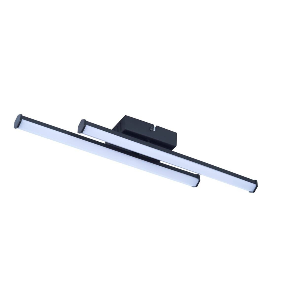 POCOline LED-Deckenleuchte Zehra schwarz Kunststoff B/H/L: ca. 7x5x44,5 cm