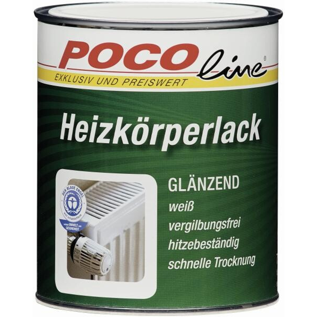 POCOline Acryl Heizkörperlack weiß glänzend ca. 0,25 l