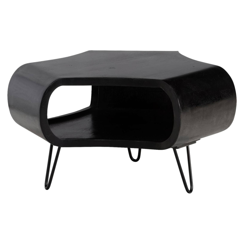 Couchtisch schwarz B/H/T: ca. 60x35x60 cm