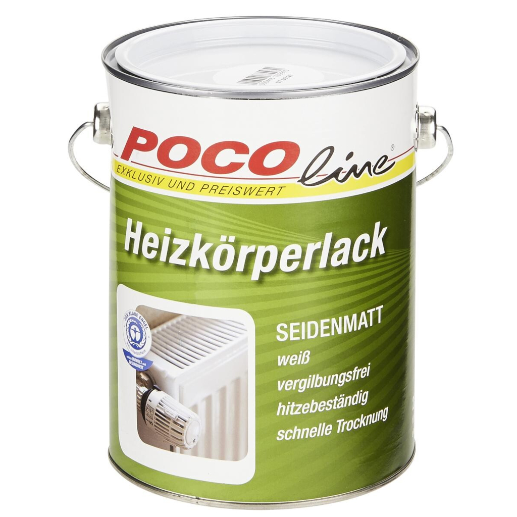POCOline Acryl Heizkörperlack weiß seidenmatt ca. 2,5 l
