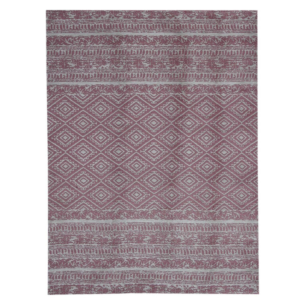 Kayoom Flachgewebeteppich Sunny 110 pink B/L: ca. 160x230 cm