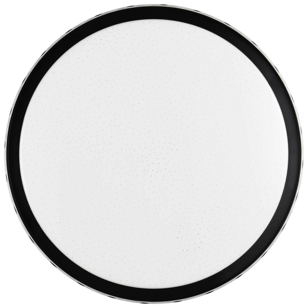 Reality LED Deckenleuchte VARDA schwarz Metall H: ca. 6 cm 1 Brennstellen