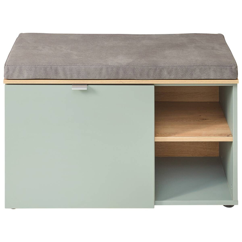 Sitzbank Bari salbei Eiche Artisan Nachbildung B/H/T: ca. 78x50x38 cm