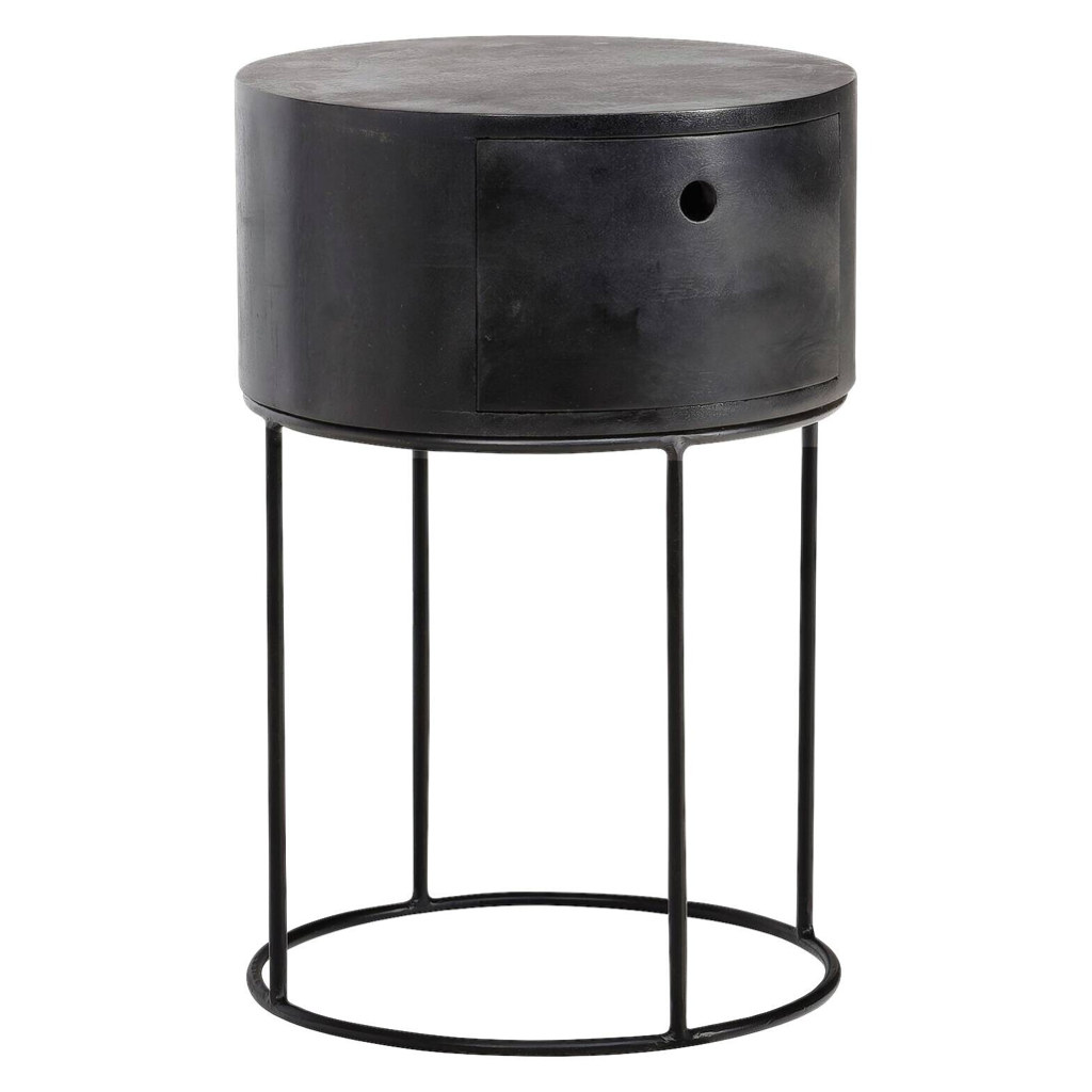Nachtkonsole schwarz B/H/T: ca. 40x60x40 cm