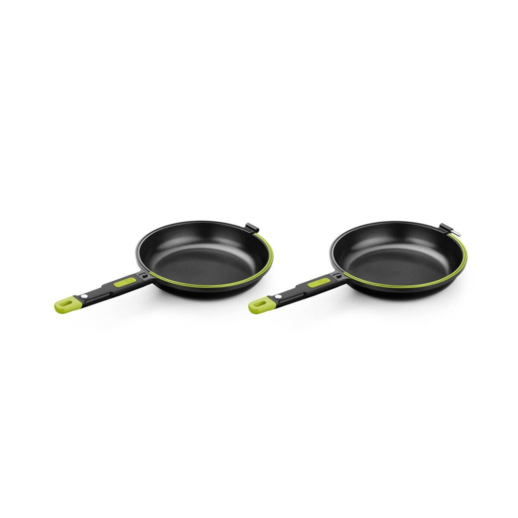 BRA Pfannenset Foodie schwarz Aluminium 2 tlg.