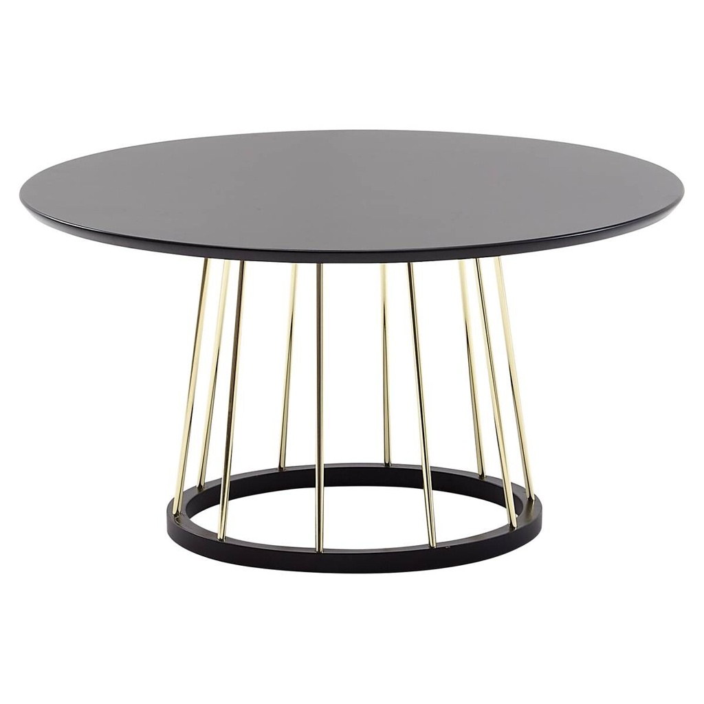 Couchtisch schwarz B/H/T: ca. 80x42x80 cm