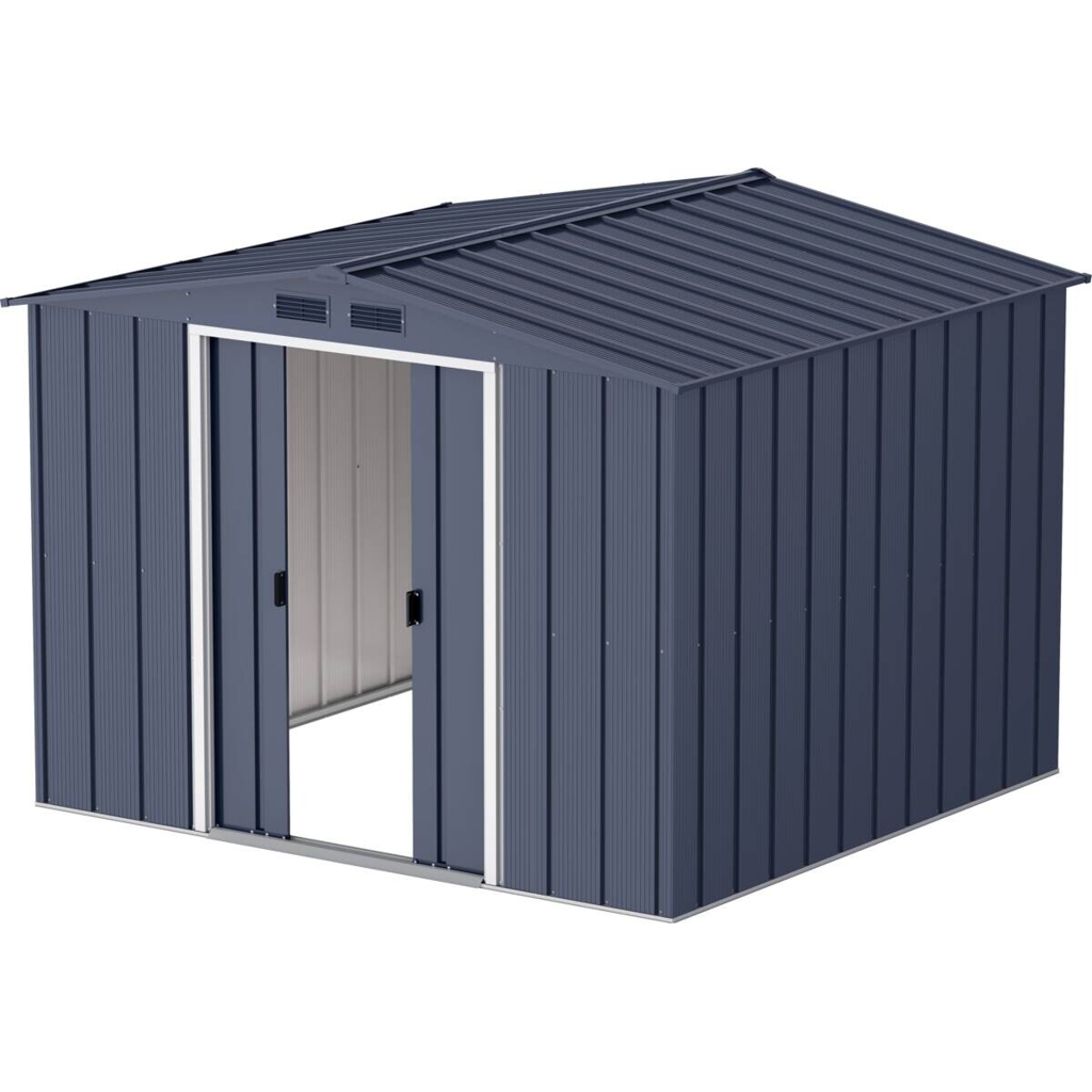 VCM Gerätehaus anthrazit B/H/L: ca. 262x191x234 cm