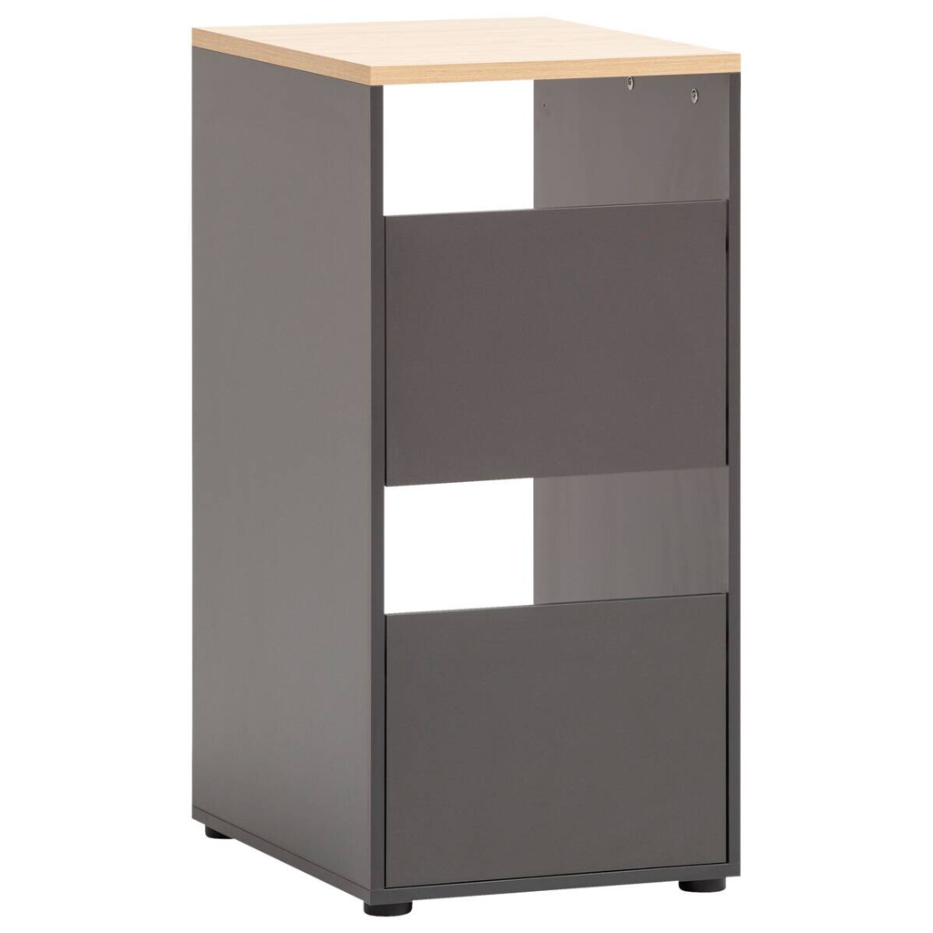 Unterschrank Solea anthrazit Eiche hell Nachbildung B/H/T: ca. 45,1x95,8x60 cm
