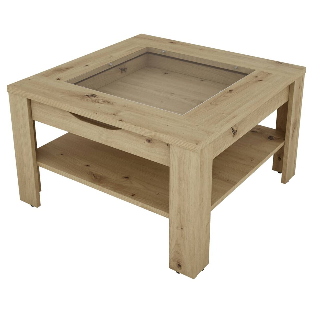 Couchtisch RALPH Eiche Artisan Nachbildung B/H/T: ca. 67x43x67 cm