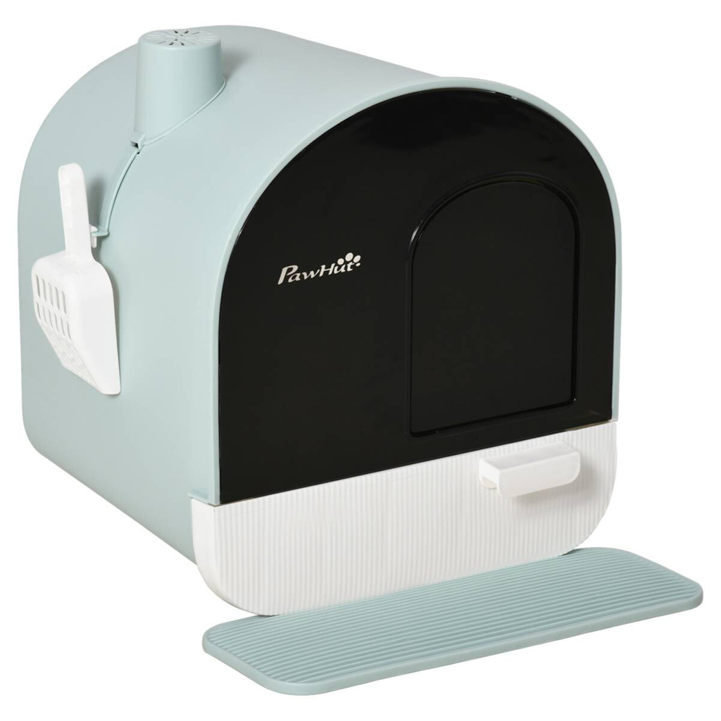 PawHut Katzentoilette grün Kunststoff B/H/L: ca. 44x47x43 cm