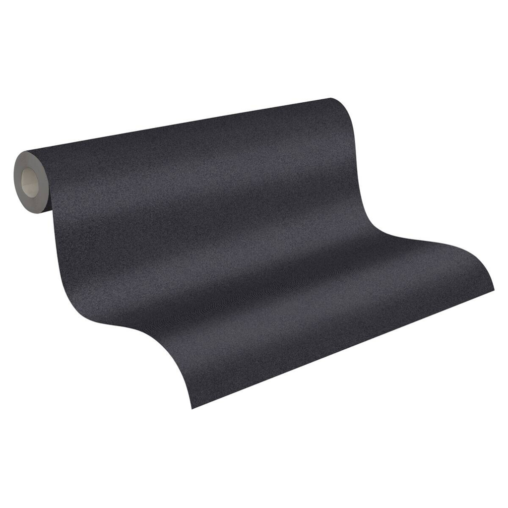 Vliestapete New Elegance Uni schwarz B/L: ca. 53x1005 cm