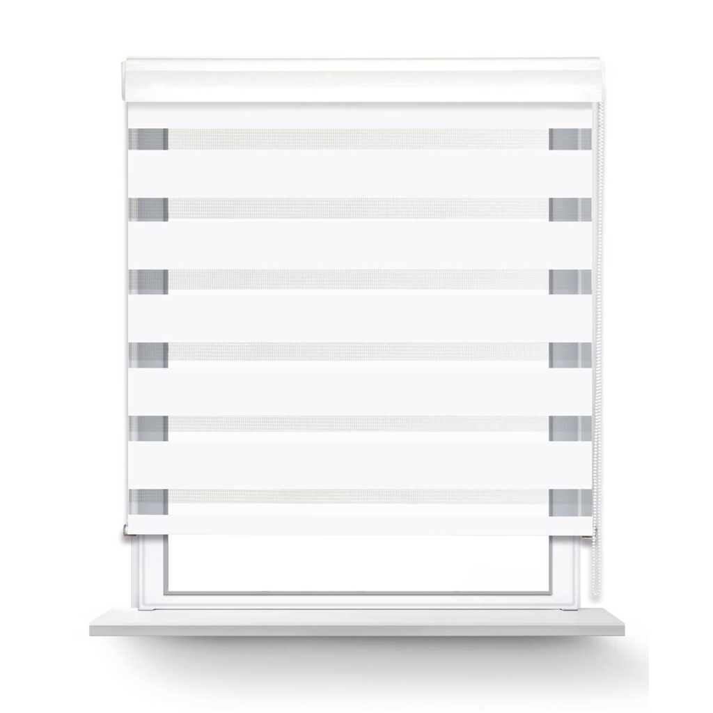 POCOline Doppelrollo mit Blende Easy-Fix weiß B/L: ca. 80x220 cm