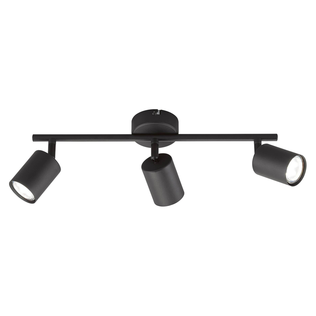 Fischer & Honsel LED-Deckenleuchte 21130 schwarz Metall B/H/T: ca. 42x14x8 cm 3 Brennstellen