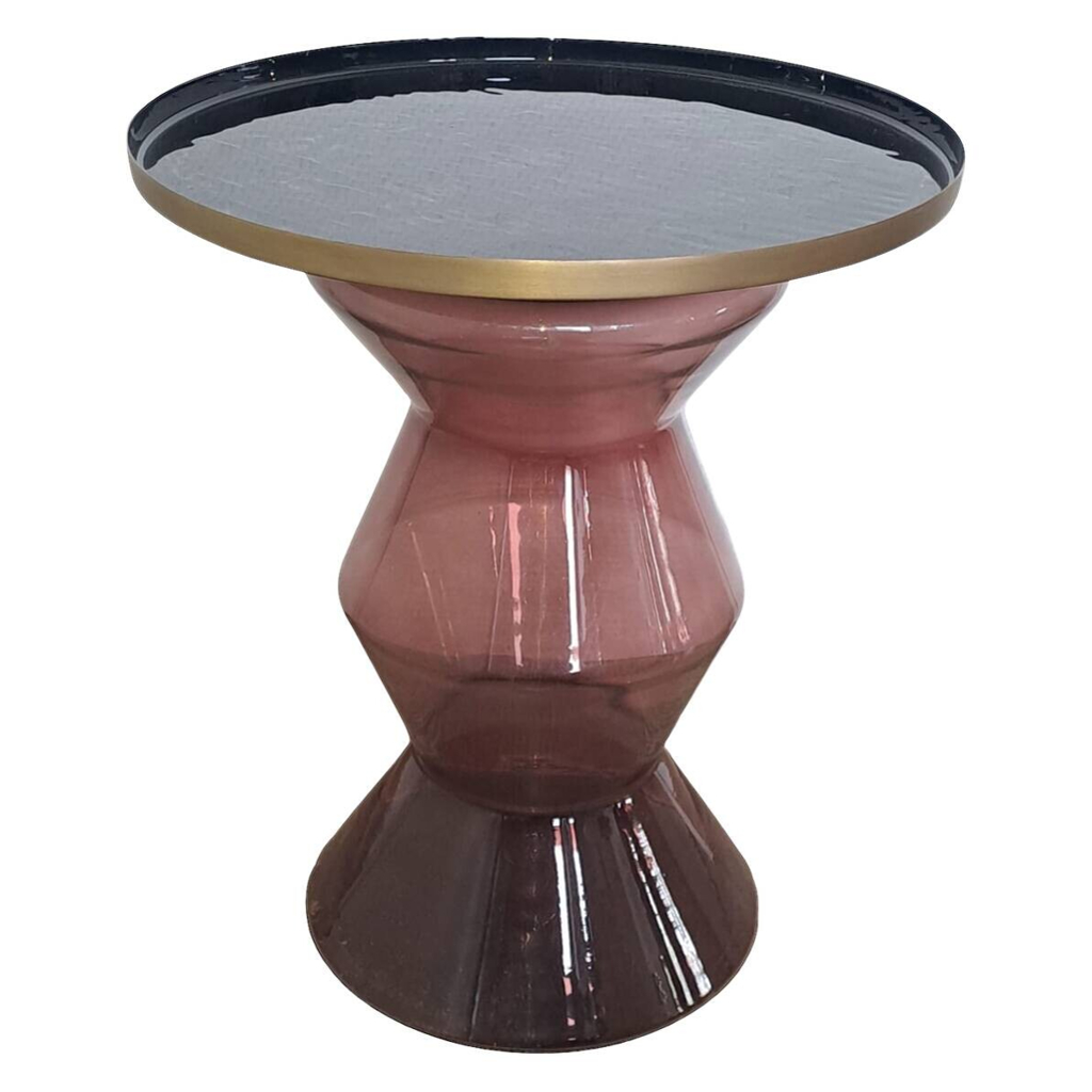 Beistelltisch Katris II messing Eisen H/D: ca. 53x50 cm