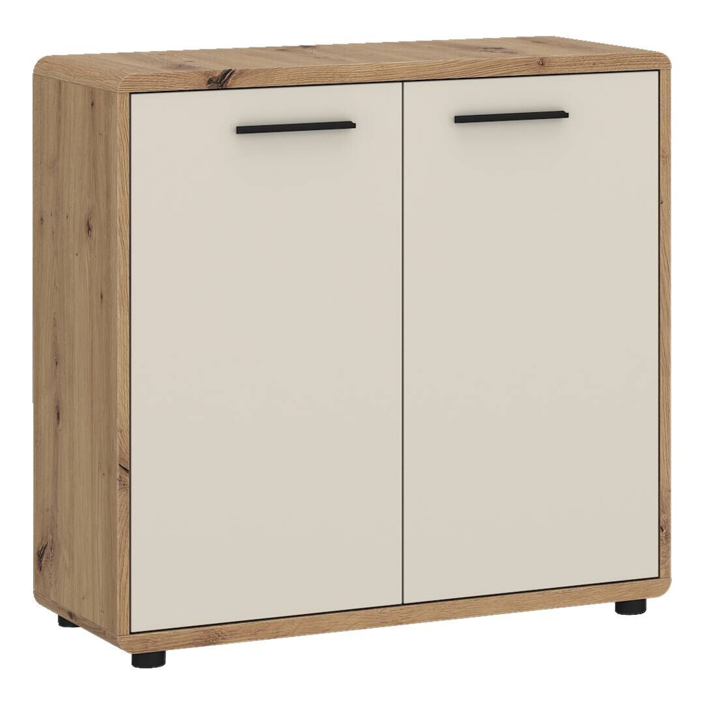 Kommode Fontana Plus Eiche Artisan Nachbildung Kaschmir B/H/T: ca. 89x87x40 cm