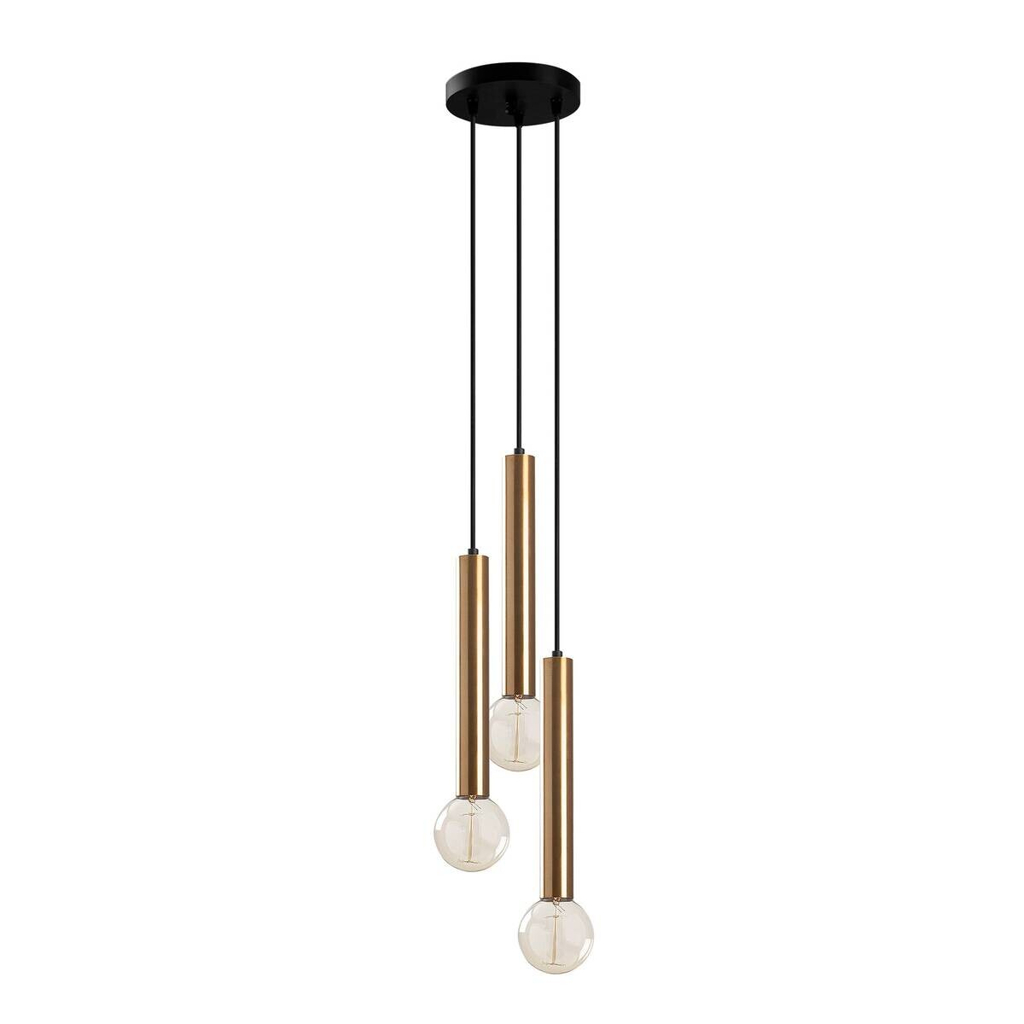 Opviq Pendelleuchte Tempo-6012 B/H/T/L/D: ca. 22x136x22x22x22 cm E27 3 Brennstellen