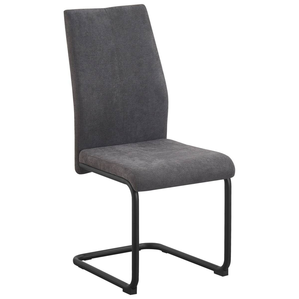 Schwingstuhl Noemi grau Microfaser B/H/T: ca. 44x96x57 cm