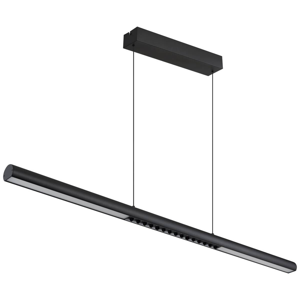 GLOBO Pendelleuchte mattschwarz Aluminium Metall B/H/T/L: ca. 8x150x120x120 cm 1 Brennstellen