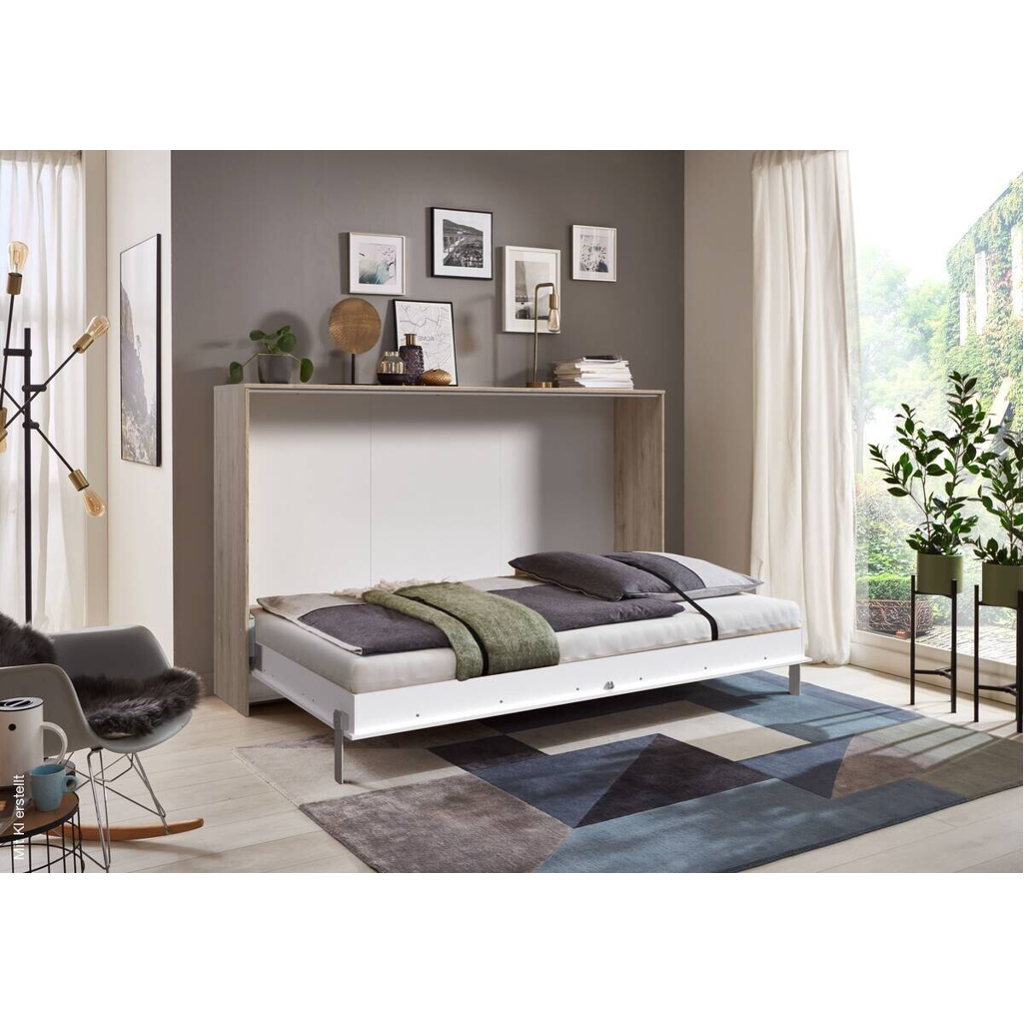 Klappbett Juist Eiche Nachbildung Liegefläche B/L: ca. 120x200 cm