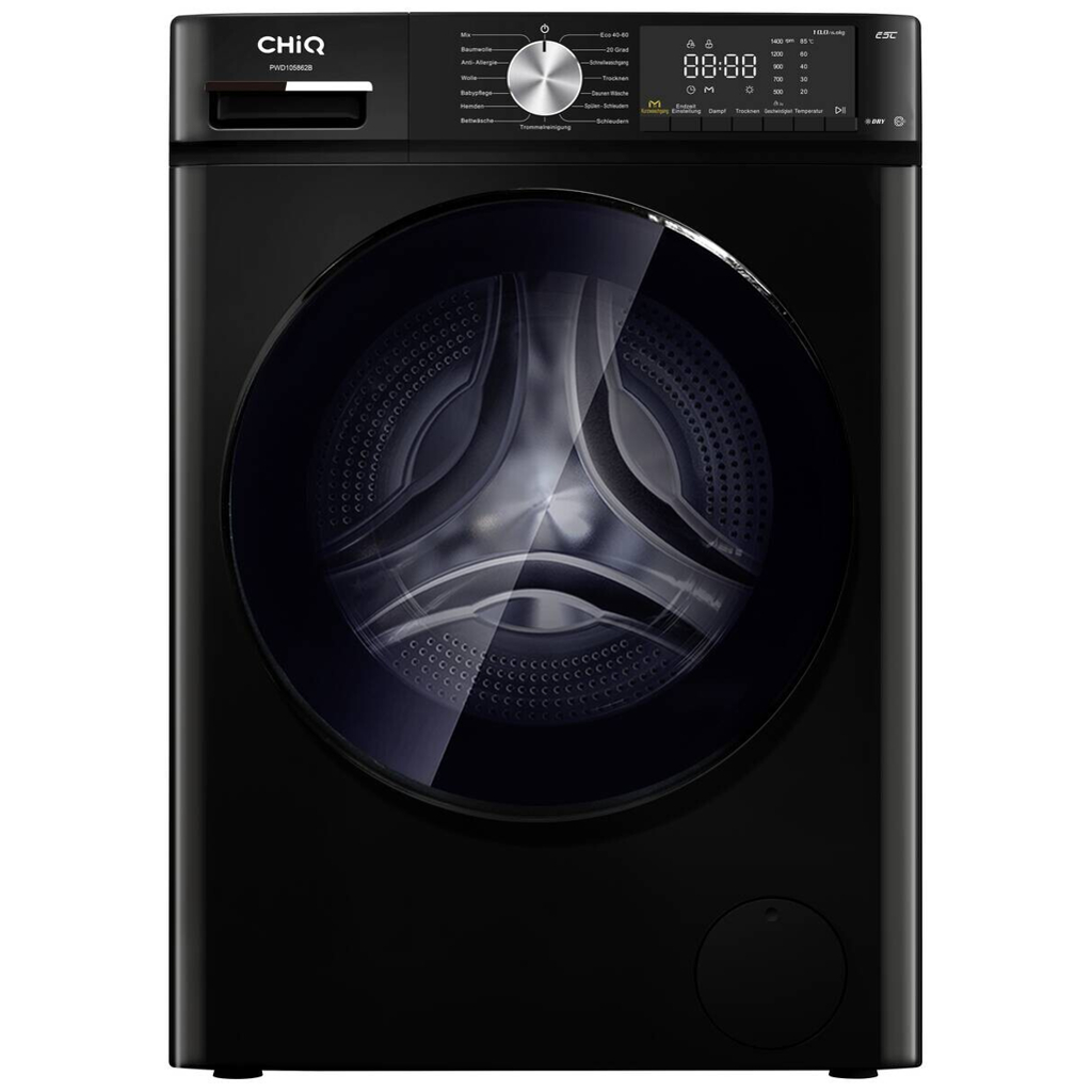 CHiQ Waschtrockner PWD105862B schwarz B/H: ca. 60x85 cm ca. 6 kg