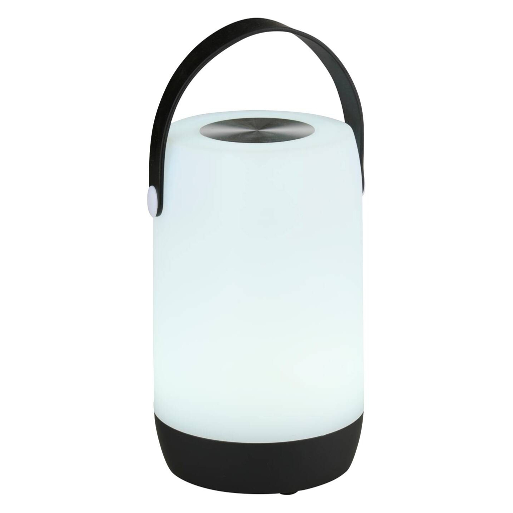 LED-Nachtlicht weiß schwarz B/H/D: ca. 10,5x10,5x18,8 cm