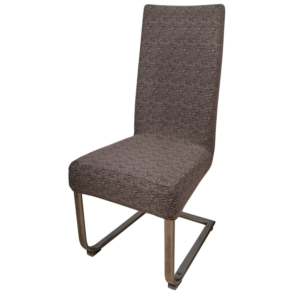 Stuhlhusse braun Baumwolle B/H/L: ca. 45x65x40 cm
