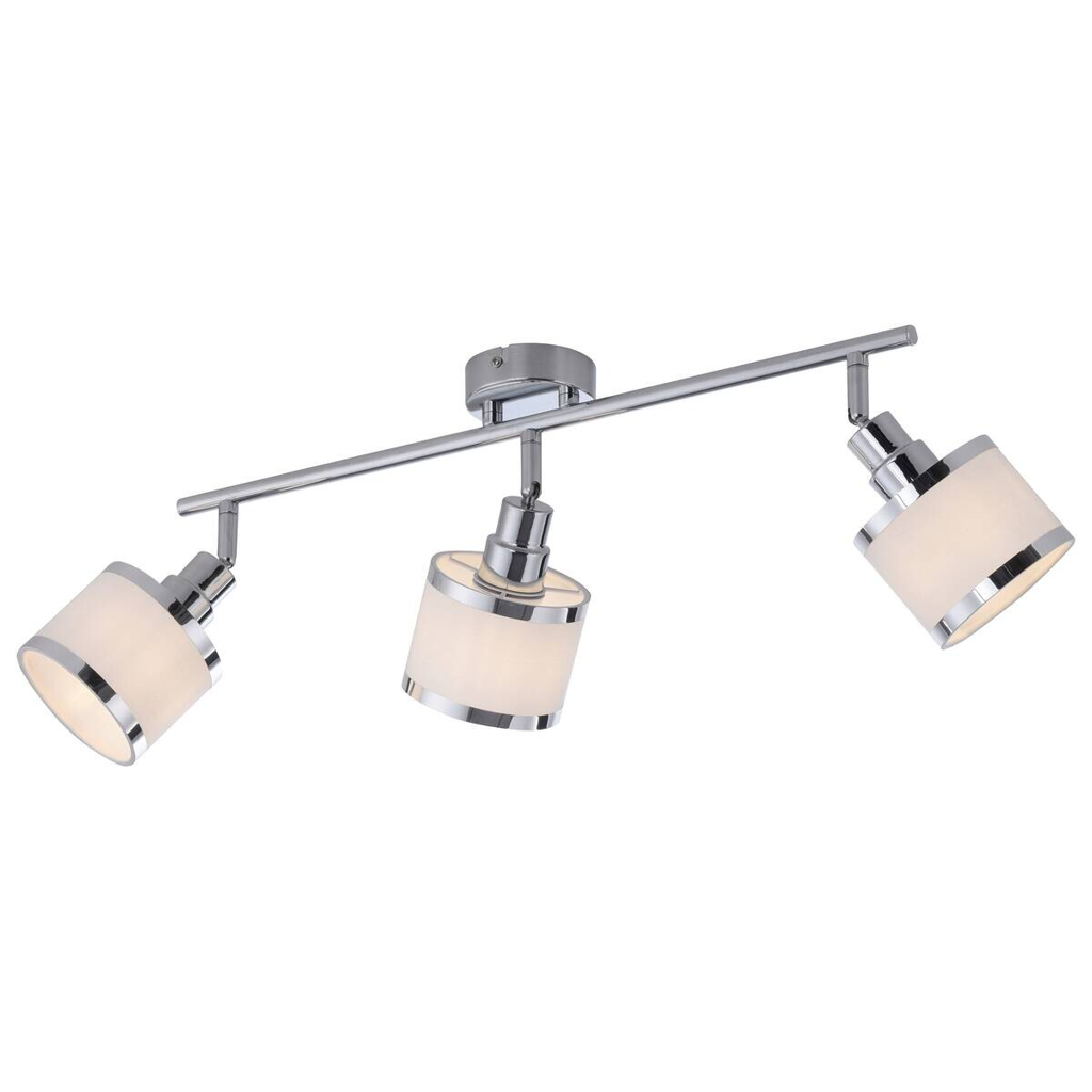 Just Light Spot Accor Chrom weiß Kunststoff B/H/L: ca. 29x22x69 cm E14 3 Brennstellen