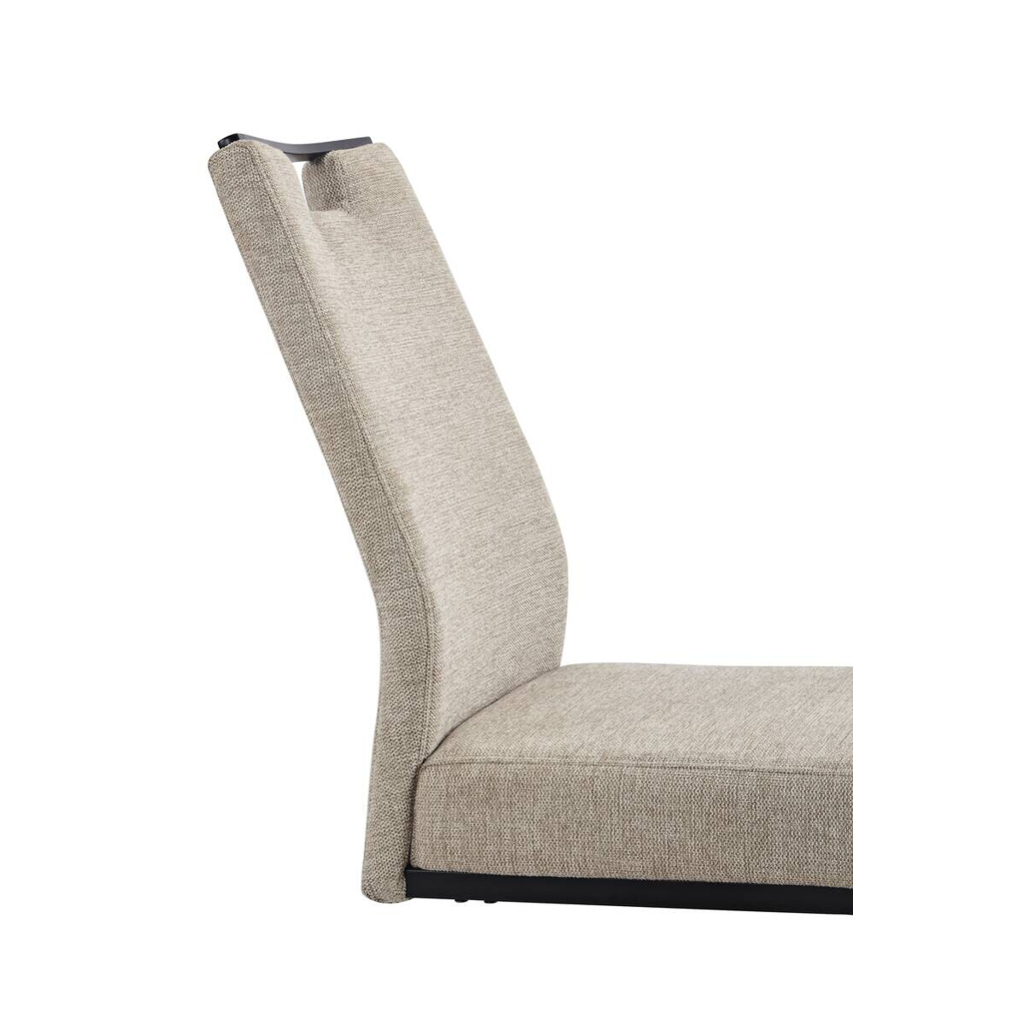 Preisvergleich für Schwingstuhl Kerstin II beige Webstoff B/H/T: ca. 47x100x65 cm