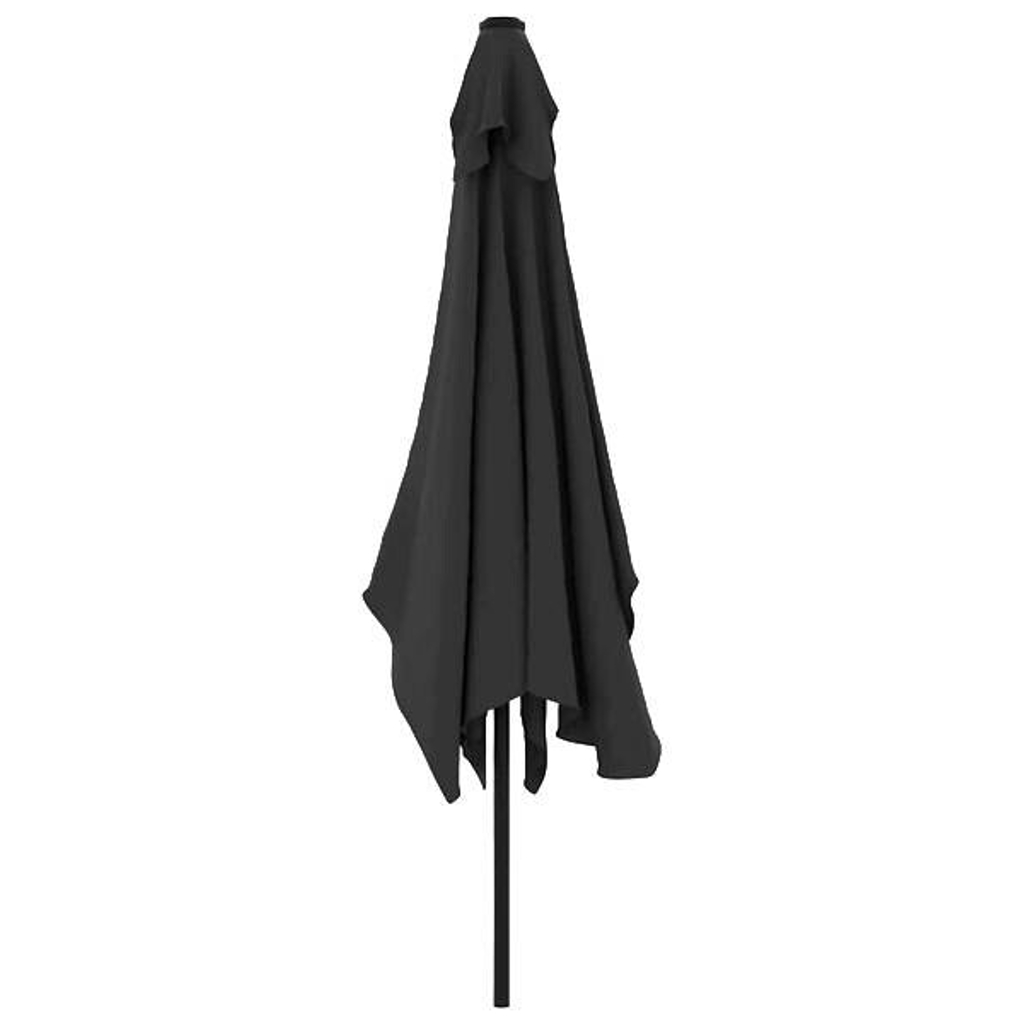 vidaXL Sonnenschirm anthrazit Polyester B/H/L: ca. 200x252x300 cm