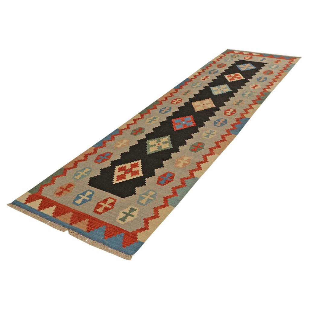 PersaTepp Teppich Kelim Gashgai bunt B/H/L: ca. 85x1x306 cm