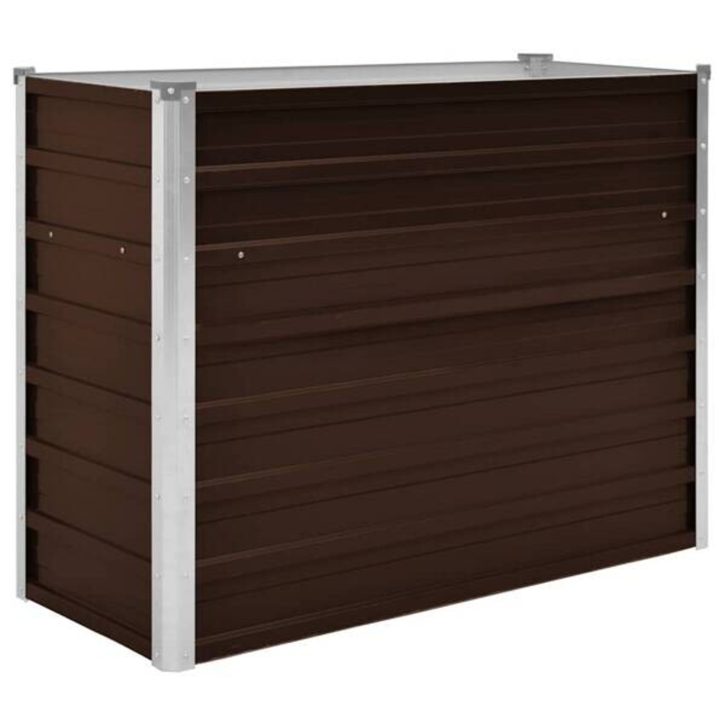 Hochbeet braun Stahl B/H/L: ca. 40x77x100 cm