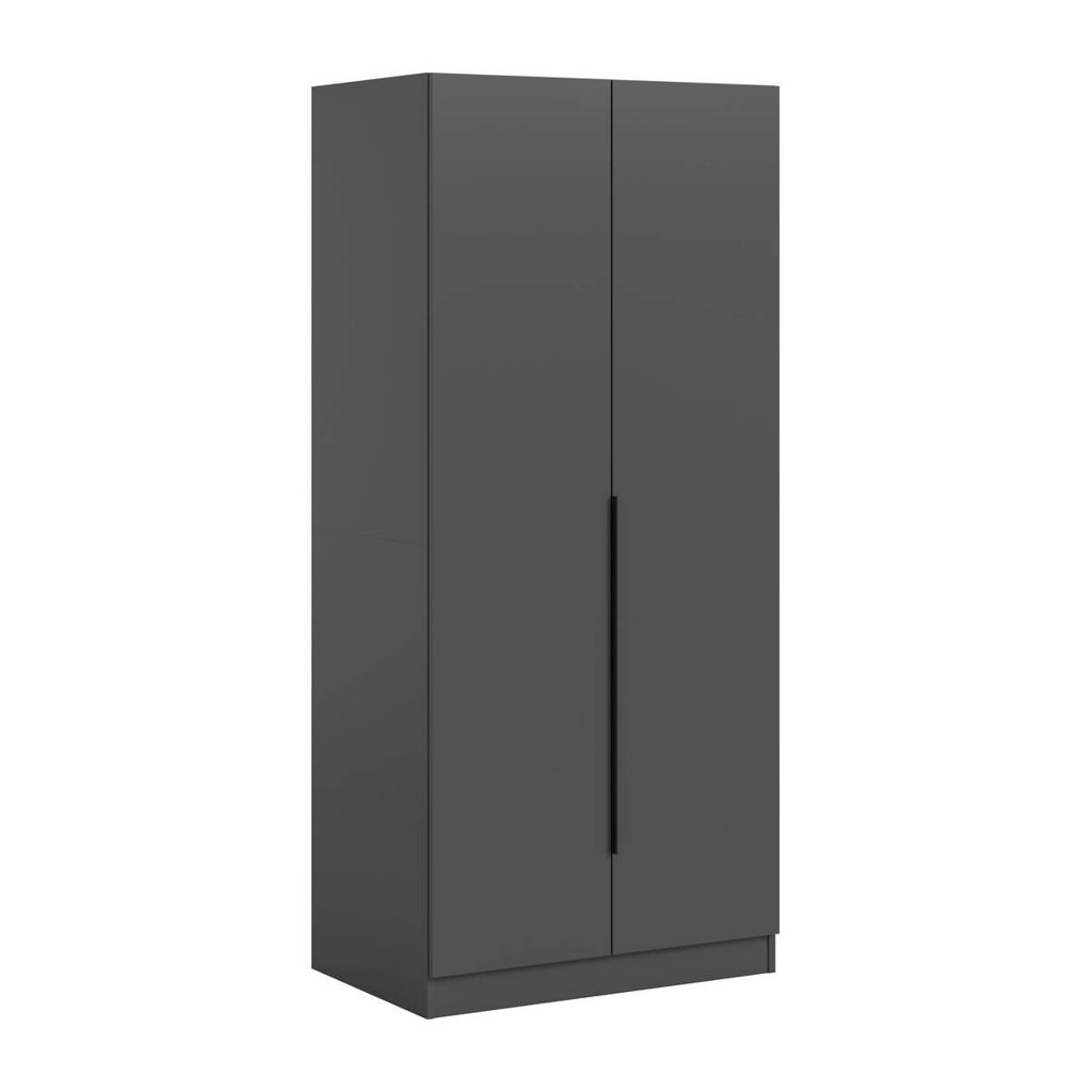 Kleiderschrank KOPENHAGEN anthrazit B/H/T: ca. 80x181x52 cm